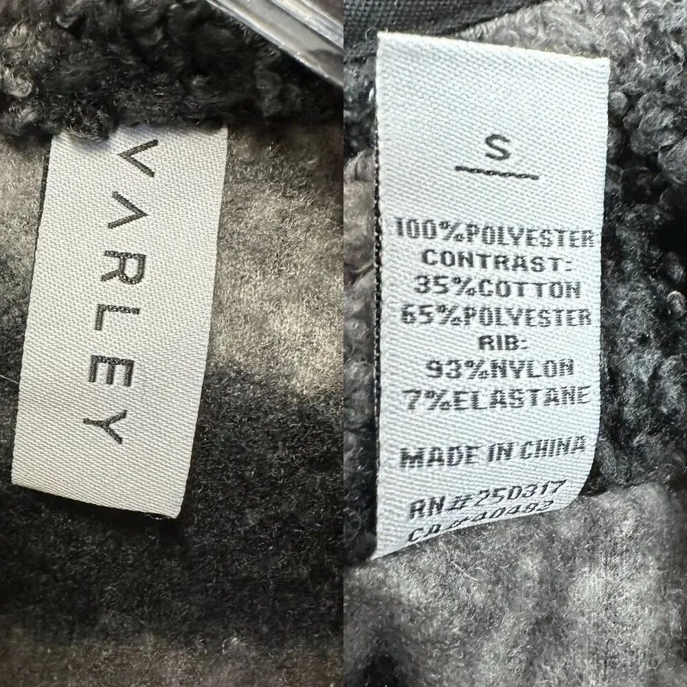 Varley‎ Whitfield Faux Fur Jacket in Gravity Zebra